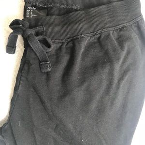 Comfy black cotton joggers